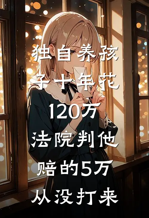 独自养孩子十年花120万，法院判他赔的5万从没打来